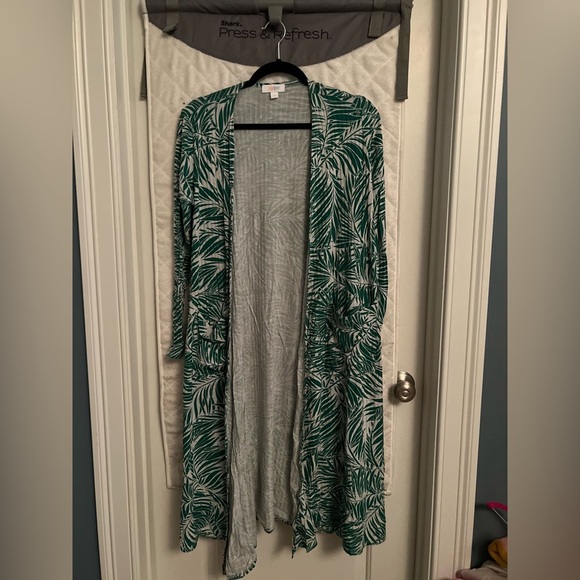Like New Lularoe Sarah Duster Cardigan - Picture 1 of 5